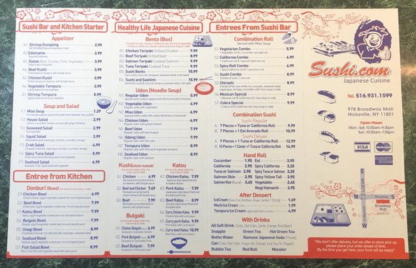 Menu photo 3 Sushi.Com Hicksville, NY