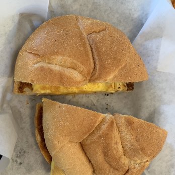 The Poughkeepsie Grind - Egg and cheese on a roll - Coffee & Tea Near Me - Poughkeepsie, New York