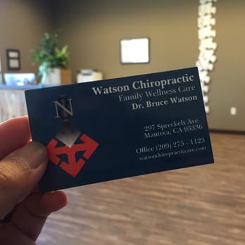 Watson Chiropractic - Business Card - Chiropractors Near Me - Manteca, California Watson Chiropractic - Business Card - Chiropractors Near Me - Manteca, California