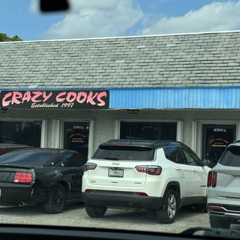 Crazy Cooks - Outside sign on building - Sandwiches Near Me - Davie, Florida Crazy Cooks - Outside sign on building - Sandwiches Near Me - Davie, Florida