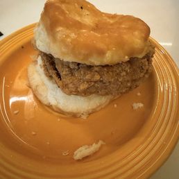 Chicken Biscuit with the honey butter on the side