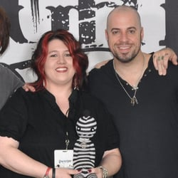Artiste Joelene Chinn with Chris Daughtry