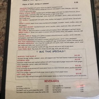 Mai Thai - Menu - Thai Near Me - West Columbia, South Carolina