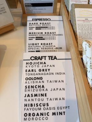 Menu photo 6 Coffee & Water Lab San Jose, CA Menu photo 6 Coffee & Water Lab San Jose, CA