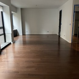 an empty living room