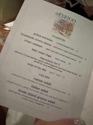 Menu photo 8 Cafe Terigo Park City, UT