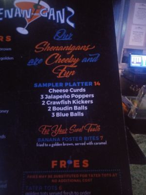 Menu photo 8 Shenanigans Metairie, LA Menu photo 8 Shenanigans Metairie, LA