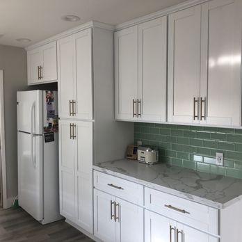 Triangle Construction Tri-Valley - New cabinets, backsplash, countertops and hardware. New electrical ran and can lighting installed. - General Contractors Near Me - Livermore, California