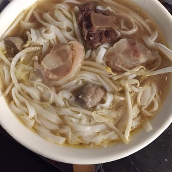 Pho Pasteur - Mmm! Oxtail/ steak pho with thick noodles, and added beef balls, tendon, and brisket. - Vietnamese Near Me - San Jose, California