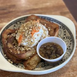 Peach Carrot cake French Toast