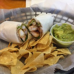 Grilled shrimp wrap Grilled shrimp wrap