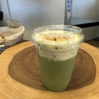 Lagu Cafe - banana creme matcha latte - Cafes Near Me - Irvine, California Lagu Cafe - banana creme matcha latte - Cafes Near Me - Irvine, California