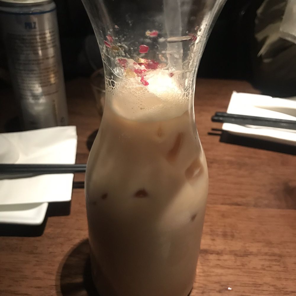 The Bao - Cold Rose Milk Drink - Shanghainese Near Me - New York, New York The Bao - Cold Rose Milk Drink - Shanghainese Near Me - New York, New York