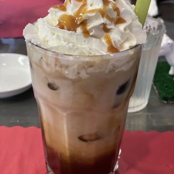 The Red Bud Cafe - Hazelnut Iced Macchiato - Cafes Near Me - Daytona Beach, Florida The Red Bud Cafe - Hazelnut Iced Macchiato - Cafes Near Me - Daytona Beach, Florida
