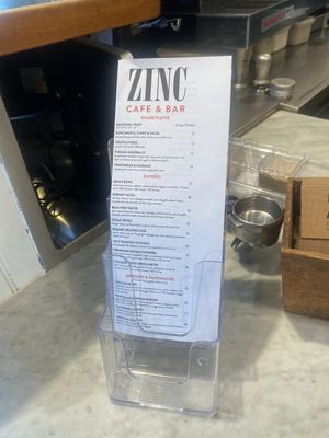 Menu photo 4 Zinc Cafe & Bar Corona Del Mar, CA