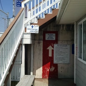 Ocean City Skate Park - Stairs to the obsevation deck, and gated entrance - they keep this locked down - Skate Parks Near Me - Ocean City, Maryland Ocean City Skate Park - Stairs to the obsevation deck, and gated entrance - they keep this locked down - Skate Parks Near Me - Ocean City, Maryland