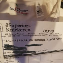 Superior Knicker Company - Ordered a boys shirt, but received women's, awaiting rectification.