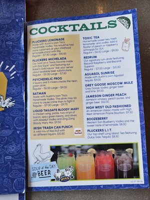 Menu photo 1 Pluckers Wing Bar - Linc Austin, TX
