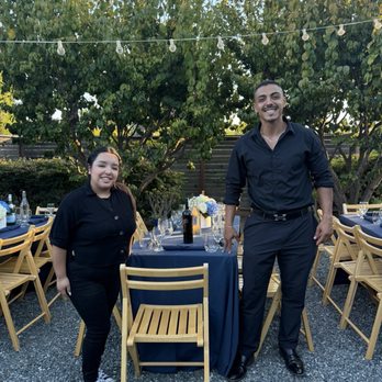Premier Events and Staff - Hugo and Daniela set our tables beautifully. - Bartenders Near Me Premier Events and Staff - Hugo and Daniela set our tables beautifully. - Bartenders Near Me