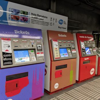 Metro - Ticket stations. - Public Transportation Near Me - Barcelona, B