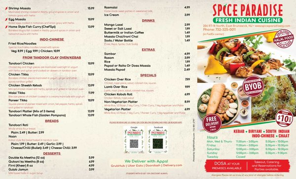 Menu photo 7 Spice Paradise Indian Restaurant East Brunswick, NJ Menu photo 7 Spice Paradise Indian Restaurant East Brunswick, NJ