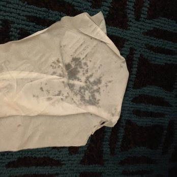 Fairfield by Marriott Inn & Suites at Dulles Airport - Carpet was wet. This is a Kleenex after stepping on it to show the moisture. - Hotels Near Me - Sterling, Virginia