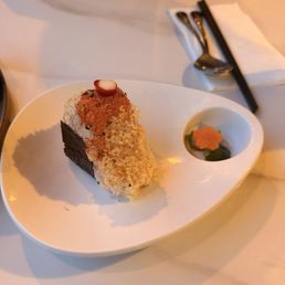 Spicy tuna onigiri