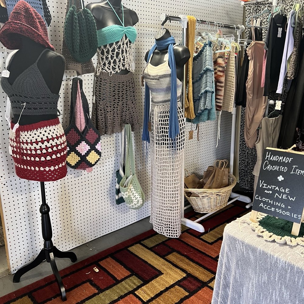 Simpler Times - Handmade crocheted clothing. - Antiques Near Me - Palm, Pennsylvania Simpler Times - Handmade crocheted clothing. - Antiques Near Me - Palm, Pennsylvania