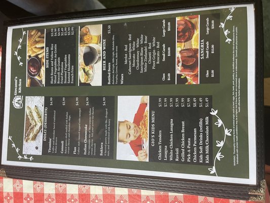 Menu photo 4 Giovanni's Main Street Kitchen Wauchula, FL