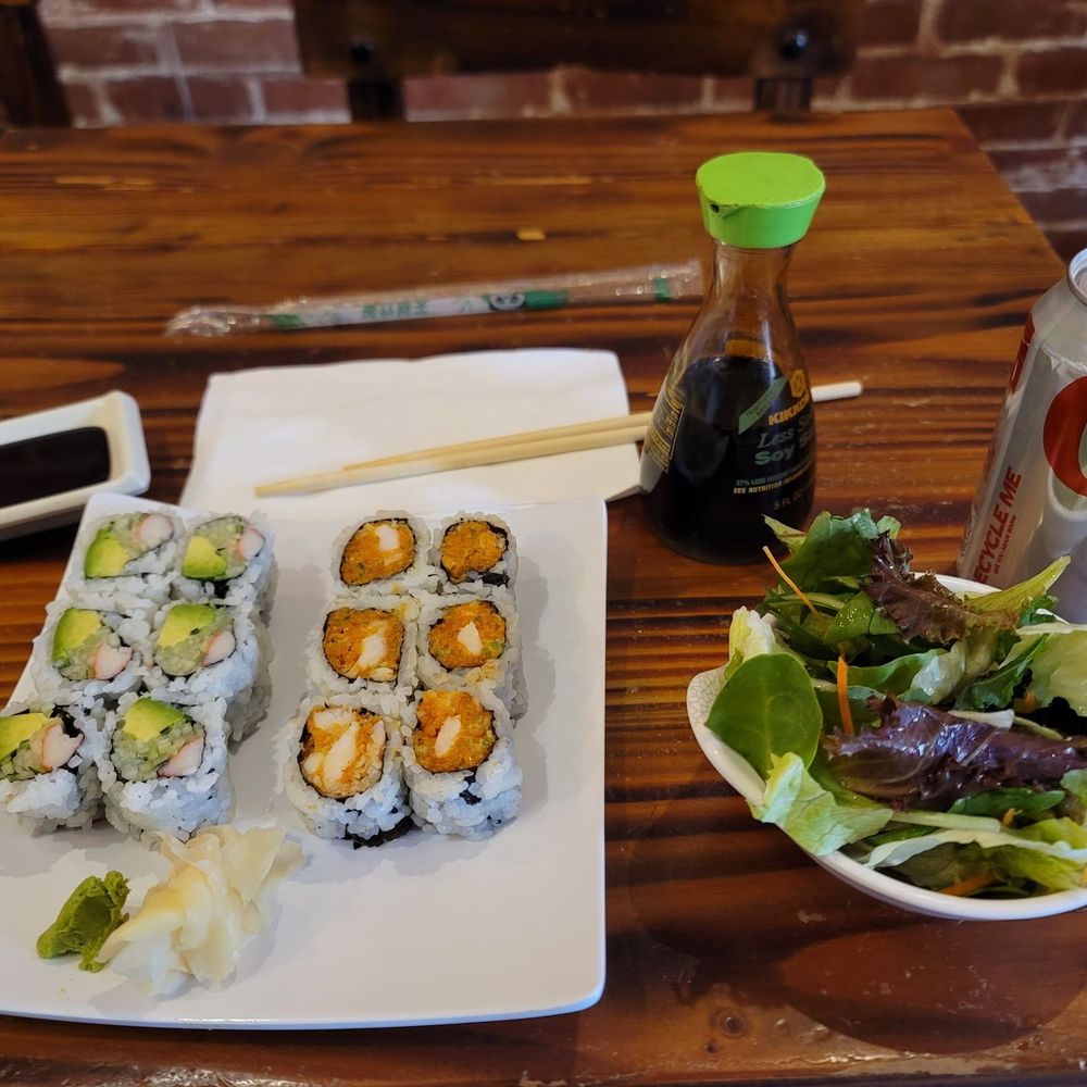 A Sushi - California & Spicy Shrimp roll combo - Sushi Bars Near Me - Forest Hills, New York A Sushi - California & Spicy Shrimp roll combo - Sushi Bars Near Me - Forest Hills, New York