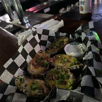 Three Monkeys Tavern and Grill - Potato Skins - American Near Me - Harrisburg, North Carolina Three Monkeys Tavern and Grill - Potato Skins - American Near Me - Harrisburg, North Carolina
