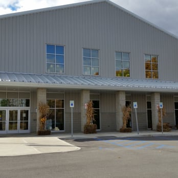 Wilton Branch YMCA - Main entrance to the Wilton YMCA. All of the signage faces out to the main road. Indoor tennis courts are to your left. - Gyms Near Me - Saratoga Springs, New York