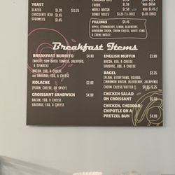 Donut menu