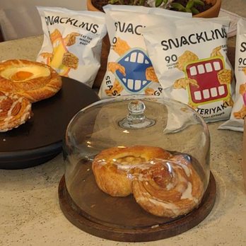 Blue Whale - Chips and pastries on display - Cafes Near Me - La Jolla, California