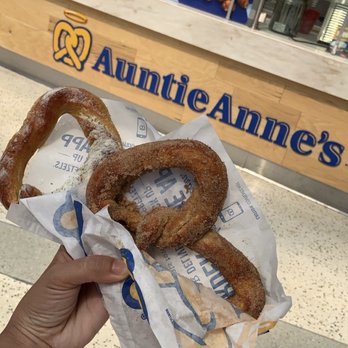 Auntie Anne's - Cinnamon Sugar Pretzel for National pretzel day 4.26.22 - Pretzels Near Me - Anaheim, California Auntie Anne's - Cinnamon Sugar Pretzel for National pretzel day 4.26.22 - Pretzels Near Me - Anaheim, California