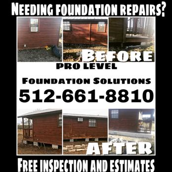 Pro Level Foundation Solutions - Quality repairs @ affordable prices. - Foundation Repair Near Me - Blanco, Texas