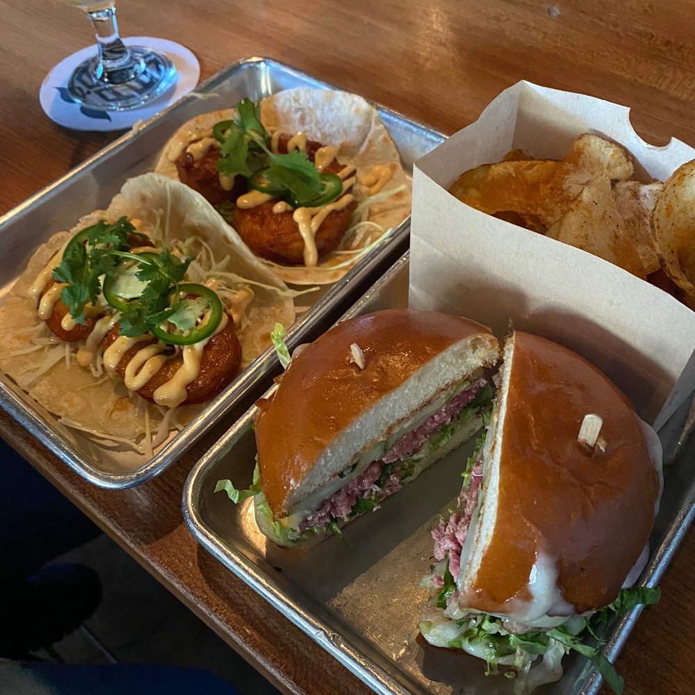 ABV - Shrimp tacos, Burger - Cocktail Bars Near Me - San Francisco, California ABV - Shrimp tacos, Burger - Cocktail Bars Near Me - San Francisco, California