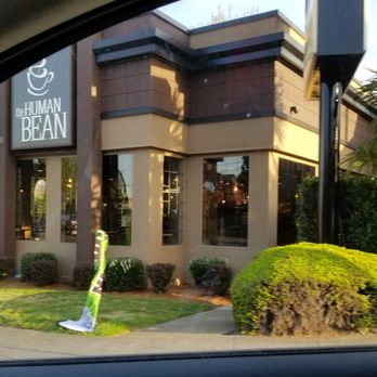 The Human Bean - It's at a fork in the road and the drive through is on the left as you are facing it. No entry on side street so dont do what I did, doh! - Coffee & Tea Near Me - Portland, Oregon