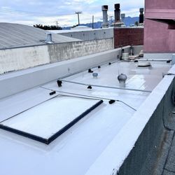 Mark’s Creative Painting - Grey silicone roof coating