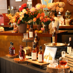 Deluca's Florist - Florals to compliment a whisky bar event.