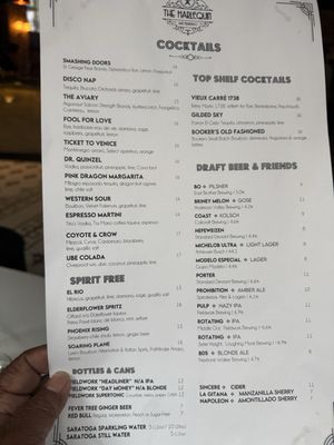 Menu photo 2 The Harlequin San Francisco, CA Menu photo 2 The Harlequin San Francisco, CA