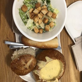 Panera Bread - Broccoli Cheddar Soup & Caesar Salad - Sandwiches Near Me - Monroeville, Pennsylvania