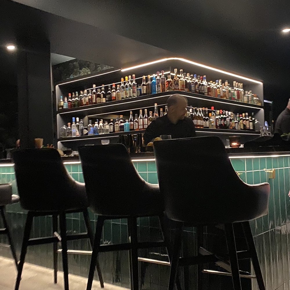 sousòl - The well lit bar with lovely green tile, chairs with backrests, and purse hooks - Bars Near Me - Portland, Oregon sousòl - The well lit bar with lovely green tile, chairs with backrests, and purse hooks - Bars Near Me - Portland, Oregon