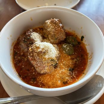 Capers + Olives - Meatballs- Olives, Tomato, Sage Pecorino - Italian Near Me - Everett, Washington Capers + Olives - Meatballs- Olives, Tomato, Sage Pecorino - Italian Near Me - Everett, Washington