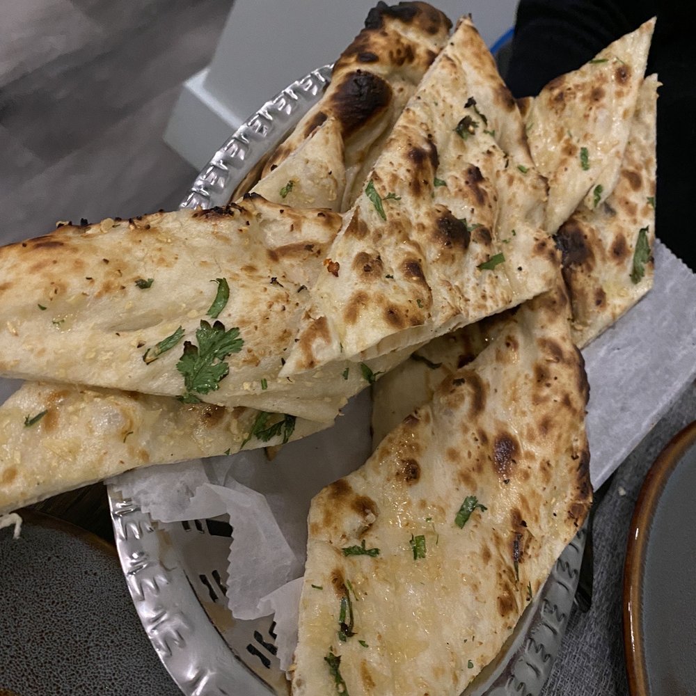 Jalwa:Modern Indian Dining - Garlic Naan - Indian Near Me - Montclair, New Jersey