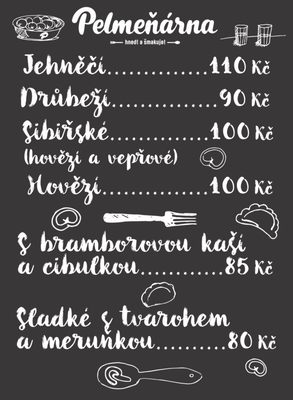 Menu photo 7 Pelmeňárna Prague, PR Menu photo 7 Pelmeňárna Prague, PR