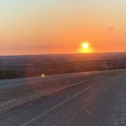 Sunrise in West Texas, getting hungry.