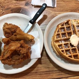 Chicken and waffles