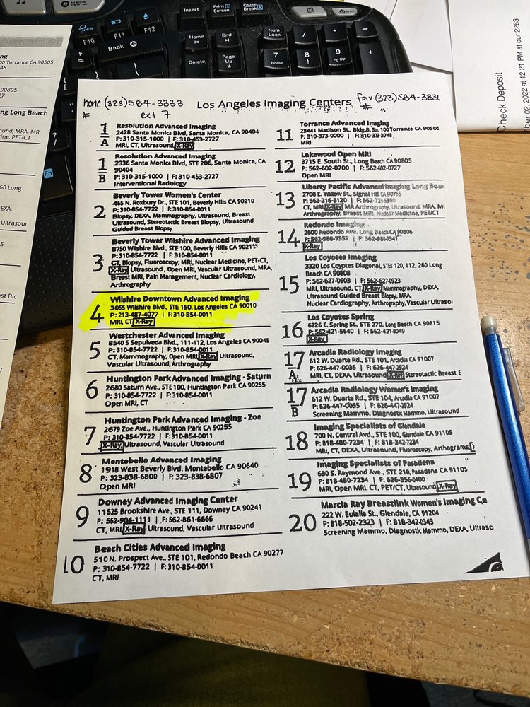 HUNTINGTON PARK ADVANCED IMAGING ZOE Updated August 2024 20