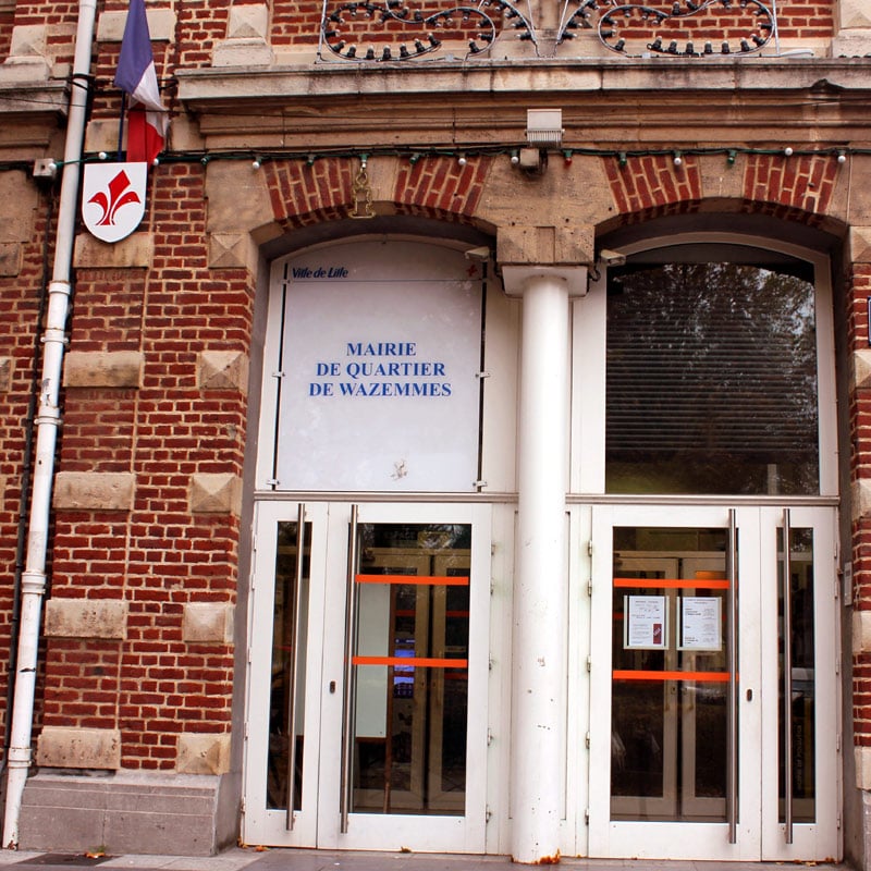 MAIRIE DE QUARTIER DE WAZEMMES 100 rue de l'Abbé Aerts, Lille, France Town Hall Phone